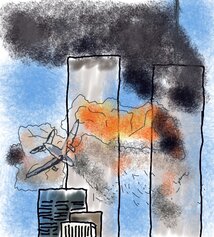 World Trade Center am 11. Sep. 2001